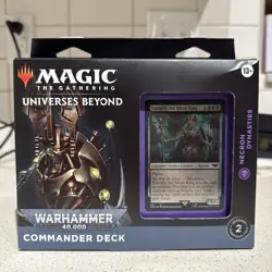 MTG Warhammer 40K Commander Deck Necron Dynasties Sealed | Szarekh - Image 1