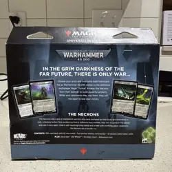 MTG Warhammer 40K Commander Deck Necron Dynasties Sealed | Szarekh - Image 2