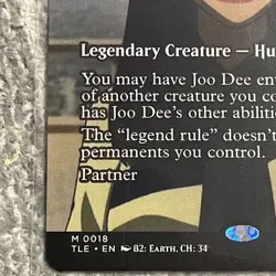 Joo Dee Public Servant M 18 TLE MTG Avatar: The Last Airbender (Borderless) Mint - Image 5