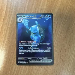 Pokemon Scarlet & Violet 151 TCG Blastoise EX 200/165 Sir Special Illustration - Image 1