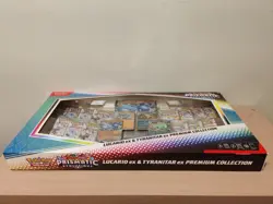 Pokemon TCG Prismatic Evolutions Lucario Ex + Tyranitar Ex Premium Collection - Image 4