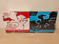 Pokemon TCG Black Bolt and White Flare Pokemon Center Elite Trainer Box Set ETB - Image 1