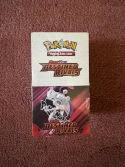 Pokemon Destined Rivals Sealed Half Booster Box, 18 Packs Sealed - Image 1