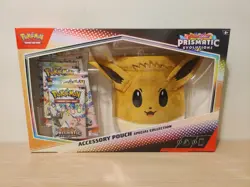 Pokemon Prismatic Evolutions Accessory Pouch Special Collection Sealed - Image 1
