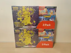 Pokemon Surging Sparks Elite Trainer Box + Booster Bundle Costco 2-pack Lot Of 2 - Image 1