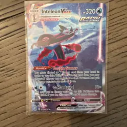 Pokemon SWSH08: Fusion Strike 266/264 Inteleon VMAX (Alternate Art Secret) NM - Image 5