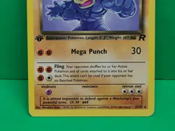 2000 Pokemon Team Rocket First Edition Dark Machamp #27/82 - Image 3