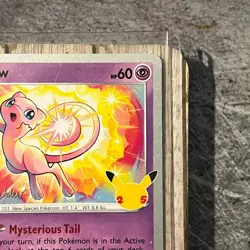 Mew 011/025 2023 World Championships Deck Variant Pokemon NM Celebrations - Image 2