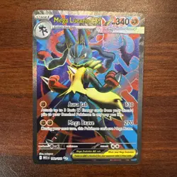 Pokemon TCG Mega Lucario EX 160/132 Ultra Rare Holo NM Mega Evolutions Full Art - Image 1
