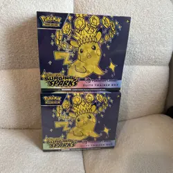 2X Pokemon TCG - Surging Sparks Pokemon Center - Elite Trainer Box - Sealed ETB - Image 1