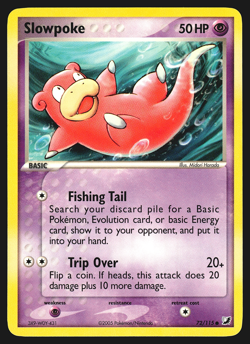 Slowpoke 72/115 EX Unseen Forces Pokemon Card NM - Image 1