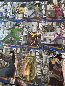 Full Set of 25 Dragon ball Heroes Premium Foil Holo Full Art Character Cards CCG - Image 4