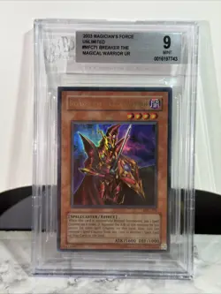 Breaker The Magical Warrior MFC-071 Magician's Force. Beckett Graded 9 Mint Card - Image 1