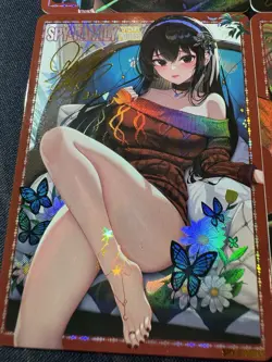 Goddess Story 4 x Waifu Cards Goddess Yor Forger Spy Family Collectible - Image 5