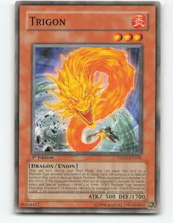 Trigon #TSHD-EN031 1st Edition Yugioh Card - Image 1