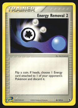 Energy Removal 2 80/109 EX Ruby & Sapphire Pokemon Card MP - Image 1