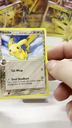 Pokemon TCG Holon Phantoms Card | Pikachu (Dela Species) 79/110 Common - LP - Image 2