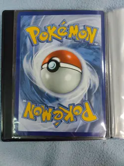 POKEMON TRADING CARD GAME PIKACHU TRAIN ON BINDER PORTFOLIO ALBUM W/ JUMBO CARD - Image 4