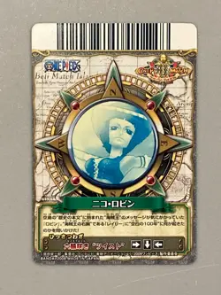 Nico Robin - C089-W R - One Piece One Py Berry Match Card Japanese - Image 2