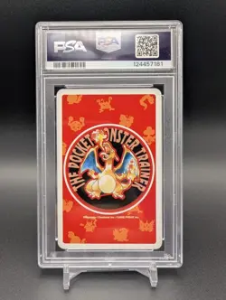 1996 Pokemon Gengar 6 of Spades Red Playing Card PSA 10 GEM MINT Vintage Japan - Image 2