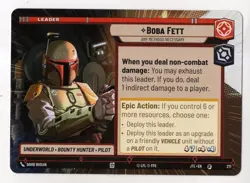Star Wars Unlimited JTL Hyperspace Card #271 Boba Fett - Image 1