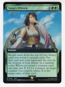 MTG Final Fantasy Commander Foil Rare #0126 Yuna's Whistle 5053075898596 - Image 1