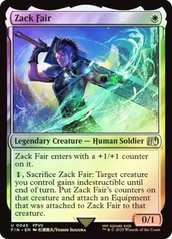 Zack Fair FOIL - 0045 - Uncommon - Final Fantasy FIN MTG - Image 1
