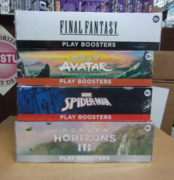 MTG AVATAR + SPIDER-MAN + MODERN 3 + FINAL FANTASY PLAY BOOSTER BOXES - Image 1
