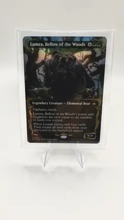 LUMRA, BELLOW OF THE WOODS (BORDERLESS) (RAISED FOIL) Bloomburrow BLB MTG - Image 1