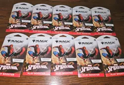 Magic The Gathering Marvel Spider-Man Booster Pack 10 Packs - Image 1