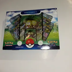 Pokemon Go Alolan Exeggutor V Collection Box 4 Booster Pack Set Sealed 820650850547 - Image 1