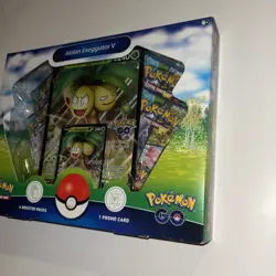 Pokemon Go Alolan Exeggutor V Collection Box 4 Booster Pack Set Sealed 820650850547 - Image 3