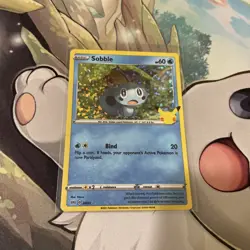 Sobble 24/25 Holo Pokemon TCG McDonald’s 25th Anniversary Celebrations 2021 NM - Image 3