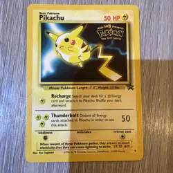 PSA 9 Pikachu #4 Black Star Promo 1999 Pokemon Game WOTC - Image 1