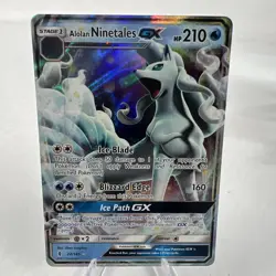 Alolan Ninetales GX 22/145 Pokemon TCG Sun & Moon: Guardians Rising NM - Image 1