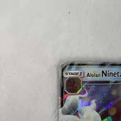 Alolan Ninetales GX 22/145 Pokemon TCG Sun & Moon: Guardians Rising NM - Image 3
