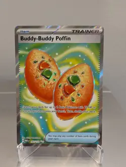 Pokemon TCG - Mega Evolution - Buddy-Buddy Poffin #167/132 - Near Mint - Image 1