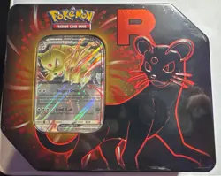 Pokemon Team Rocket Tin - Persian - Destined Rivals *SEALED* *NEW* - Image 1