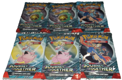 POKEMON SCARLET & VIOLET LOT (6) BOOSTER PACKS JOURNEY TOGETHER NISP - Image 2
