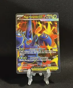 Mega Heracross Ex 108/94 - Ultra Rare - Pokemon TCG: Phantasmal Flames - NM - Image 1