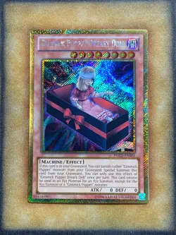 Yugioh Gimmick Puppet Dreary Doll PGLD-EN001 Gold Secret Rare NM - Image 1
