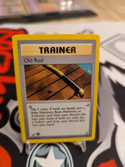 Pokemon TCG Cards 1st Edition Old Rod 64/64 Neo Revelation NM - Image 1