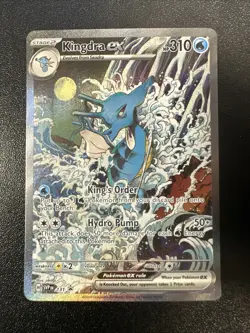 Kingdra ex 131 Sv: Scarlet & Violet Promo Cards Holo NM JL - Image 1