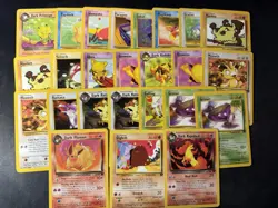 Pokemon Team Rocket Bulk Wotc 25 Card Vintage Card Collection Lot LP-NM - Image 1