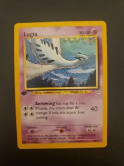 Pokemon Neo Revelation 1st Edition Lugia Card 20/64 Rare - Image 1