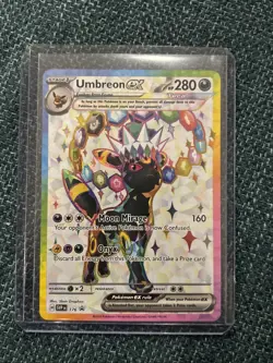 Umbreon ex SVP176 Sv: Scarlet & Violet Promo Card Full Art Holo Prismatic Rare - Image 1
