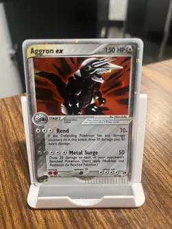 Aggron ex 95/100 EX Sandstorm 2003 Holo Rare Pokemon Card TCG - Image 1