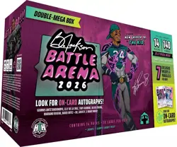 BO JACKSON BATTLE ARENA 2026 Double Mega Box Trading Card Game 14 Sealed Packs - Image 1