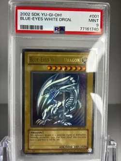 Blue Eyes White Dragon SDK-001 PSA 9 Unlimited Card Ultra Rare Yu-Gi-Oh - Image 1