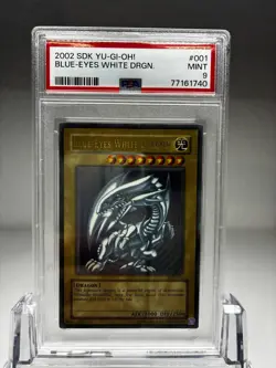 Blue Eyes White Dragon SDK-001 PSA 9 Unlimited Card Ultra Rare Yu-Gi-Oh - Image 2